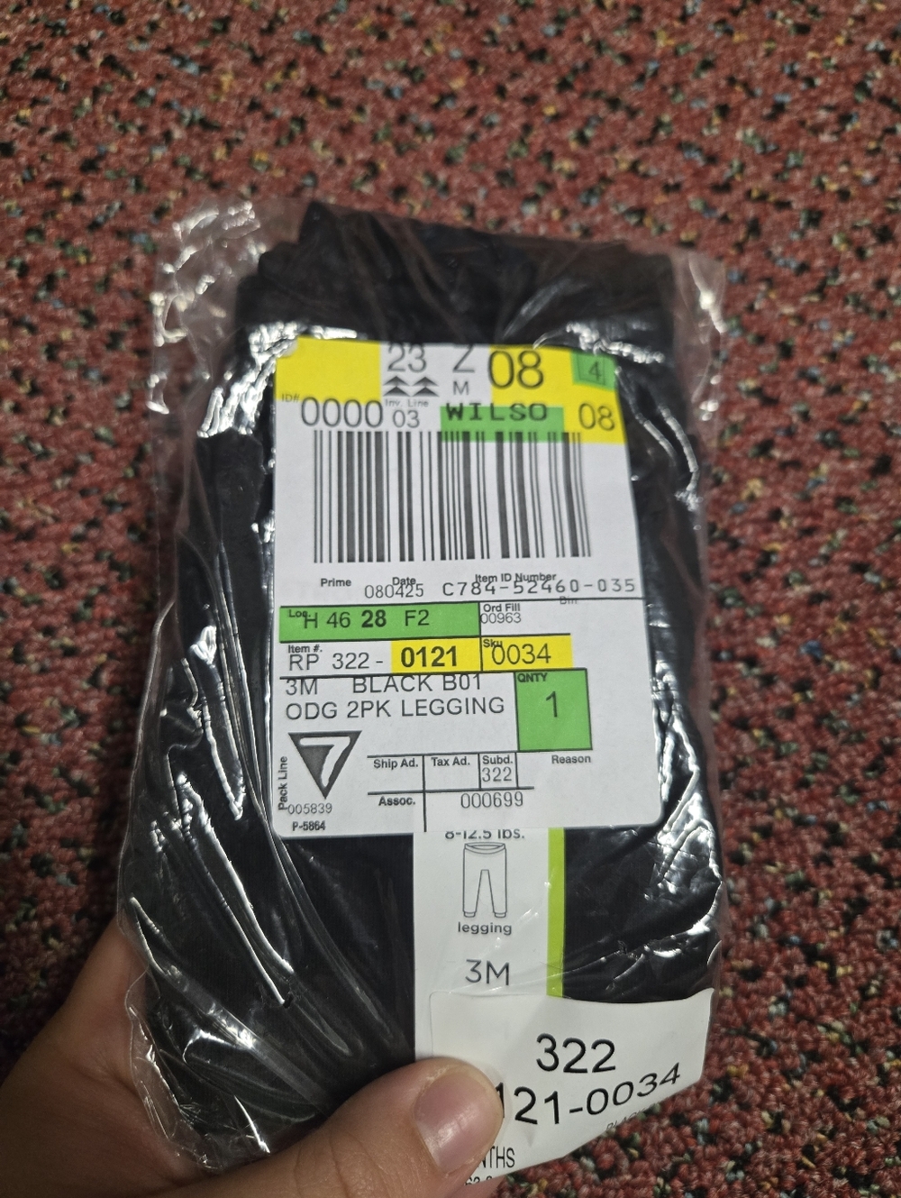 Baby Black Legging